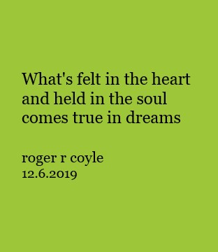 what's felt in the heart