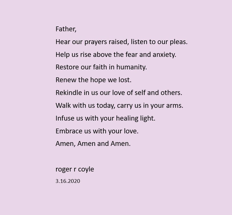 Hear our prayers raised