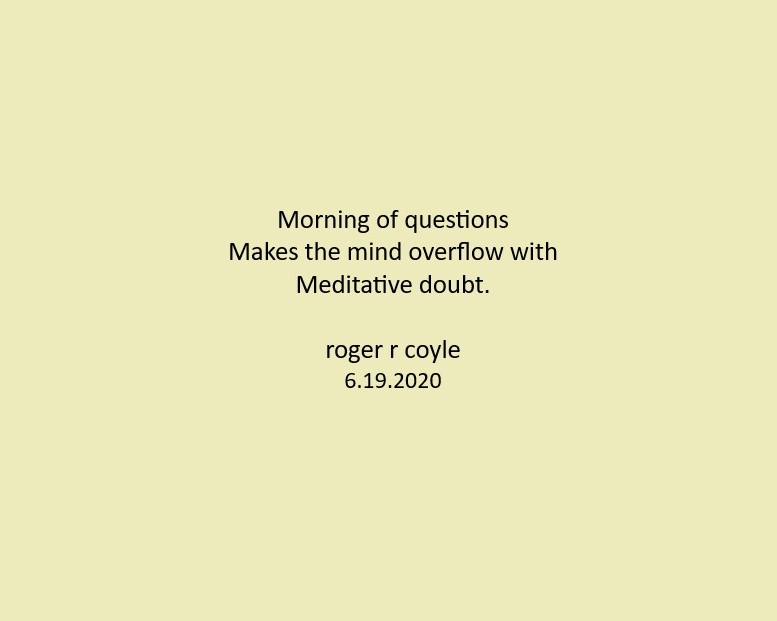 Meditative Doubt