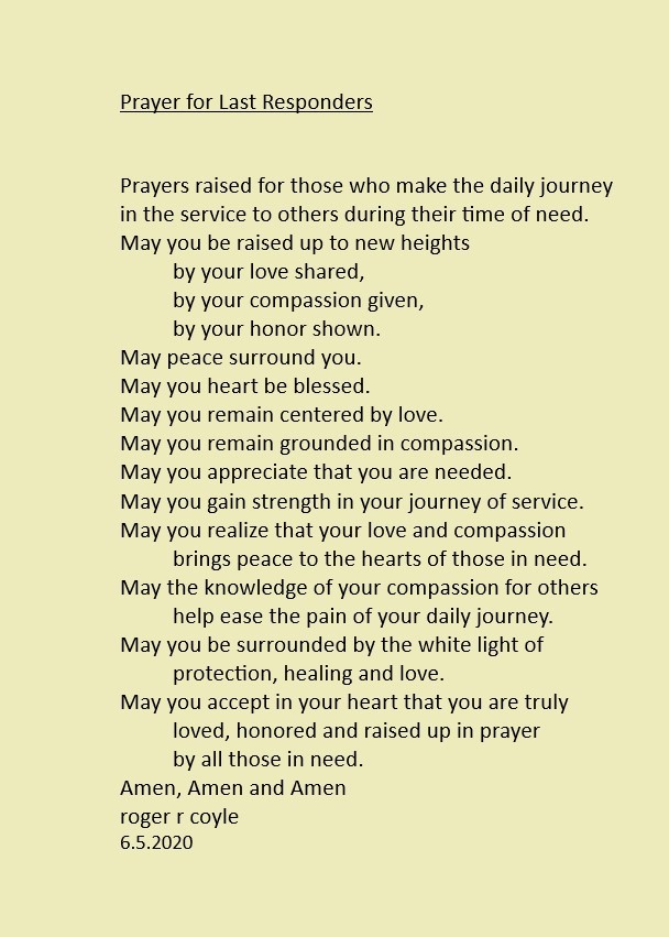 Prayer for Last Responders