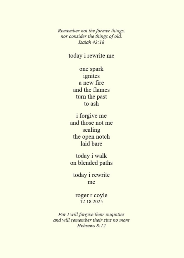 today i rewrite me – Roger R Coyle – Author